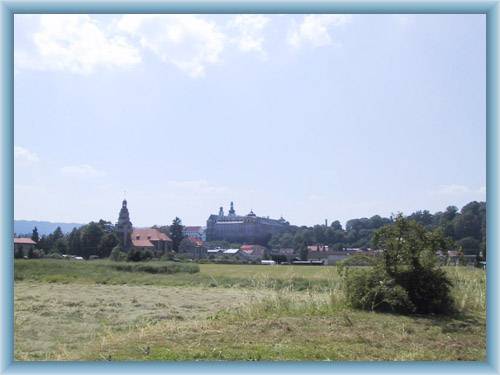 Anblick auf Broumov