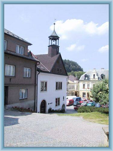 Rathaus in Jablonn� nad Orlic�