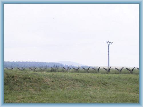 Panzerabwehrabsperren bei der Befestigung Hani�ka
