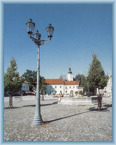 Stadtplatz in Fr�dek-Mistek