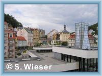 Karlsbad - Kollonade und Berg Z�meck� vrch