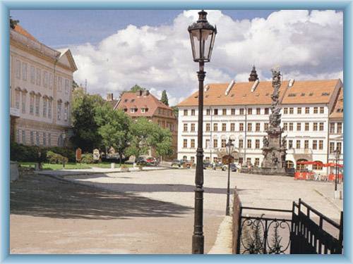Der Schlo�platz in Teplice