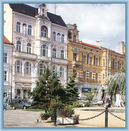 Der Bene�-Platz in Teplice