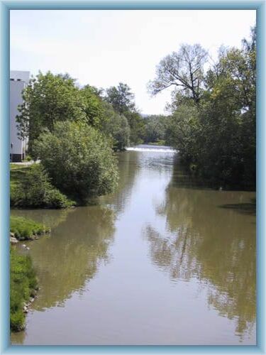Fluss S�zava in Havl��k�v Brod