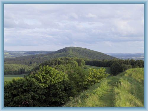 Anblick von der Burg Lichnice