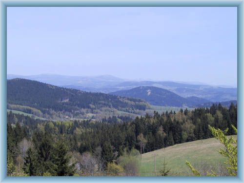 Anblick aus dem Aussichtsturm Bramberk