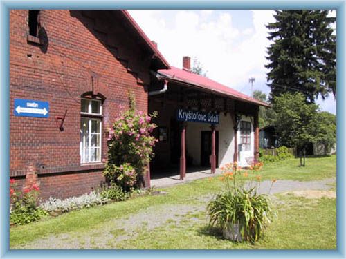 Bahnhof in Kry�tofovo �dol�