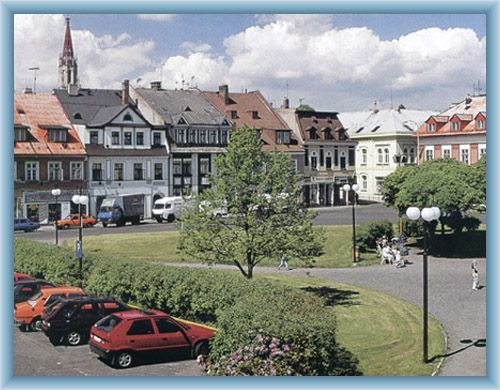 Stadtplatz in Chrastava