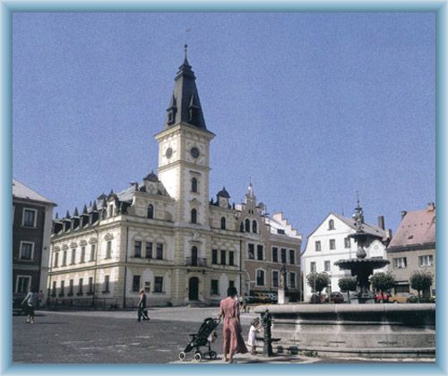 Neurenaissances Rathaus in Hodkovice nad Mohelkou