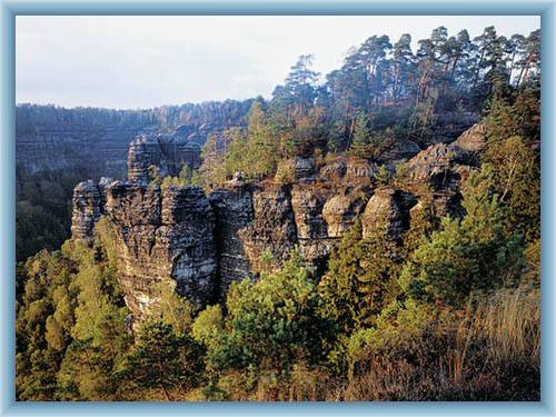 Felsen beim Felsentor Prav�ick� br�na