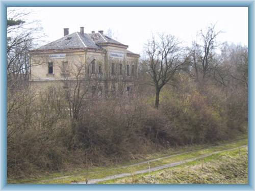 Ehemaliger Bahnhof in Kunratice bei Cvikov