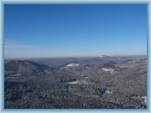 Berg Kl�� - Blick von der Bergspitze