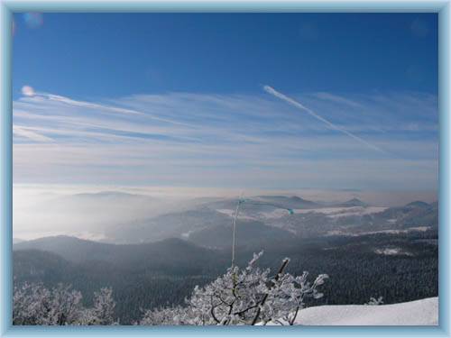 Berg Kl�� - Blick von der Bergspitze