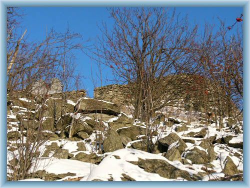 Gipfel des Bergs Hvozd