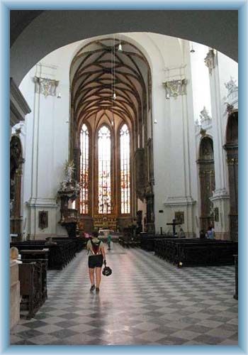 Brno Interieur der Kathedrale