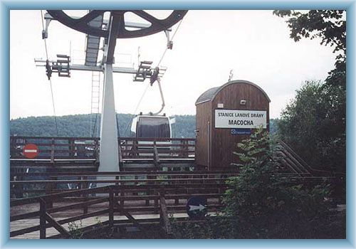 Abgrund Macocha - Seilbahn