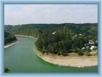 Wassersperre in Vranov aus Corn�tejn (2003)