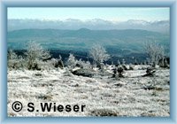 Gebirge Vran� hory in der Sonne
