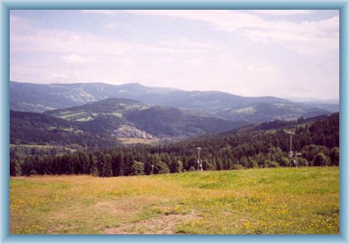 Vysok� nad Jizerou - Blick von der Abfahrtstrecke