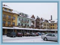 Stadtplatz in Čeladná