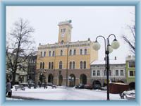 Stadtplatz in Frenštát pod Radhoštěm