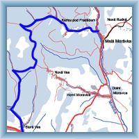 Fahrradstrecken - Aus Malá Morávka nach Rýmařov