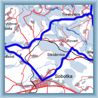 Fahrradstrecken - Zu Kost, Trosky und nach Prachov