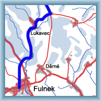 Fahrradstrecken - Aus Fulnek nach Opava