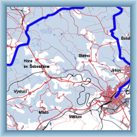 Fahrradstrecken - Aus Vejprty nach Chomutov