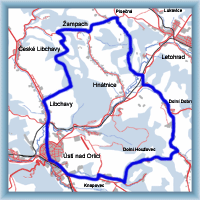 Fahrradstrecken - Zu Burg Žampach und Teich Šušek