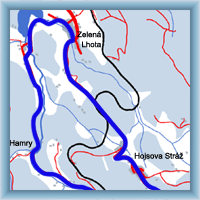 Fahrradstrecken - Rund um Železná Ruda