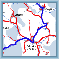 Fahrradstrecken - Rund um Petrovice