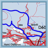 Fahrradstrecken - Děčín - Děčínský Sněžník - Děčín