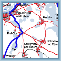 Fahrradstrecken - Hinauf auf Říp!