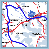 Fahrradstrecken - Rund um Úštěk