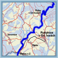 Fahrradstrecken - Litice - Orlické Záhoří