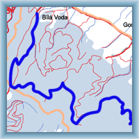 Fahrradstrecken - Bílá Voda - Javorník - Hraničky