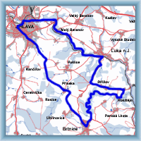 Fahrradstrecken - Podél řek Jihlavska