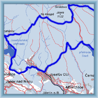Fahrradstrecken - Wassersperre vom Isergebirge