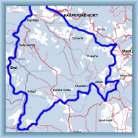 Fahrradstrecken - Rund um Kašperské Hory