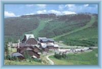 Bergsattel Červenohorské sedlo im Sommer