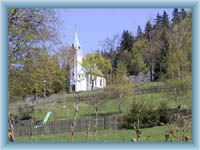 Die Kirche in Bedřichov