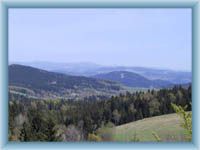 Anblick aus dem Aussichtsturm Bramberk