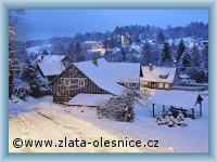 Zlatá Olešnice im Winter