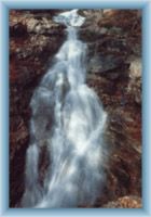 Wasserfall Huťský vodopád