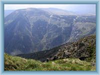 Talgrund Obří důl - Blick aus der Berg Sněžka