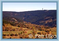 Klínovec im Herbst