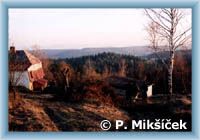 Vorfrühling bei Tisová im Erzgebirge