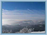 Berg Klíč - Blick von der Bergspitze