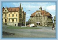 Stadtplatz in Jiříkov